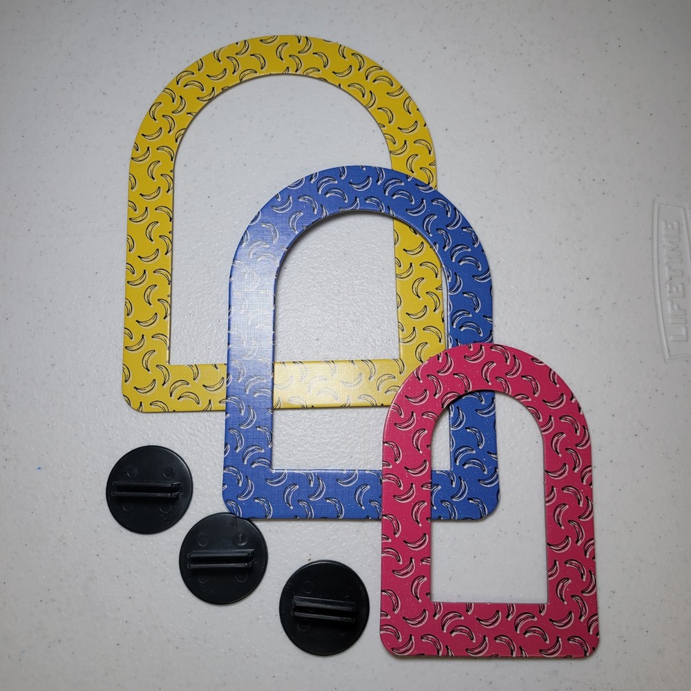 Its Bananas Game Replacement Pieces Hoops and Stands Yellow Blue‎ Pink